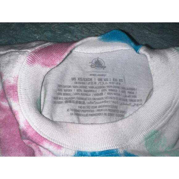 Walt Disney World Resort WDW Pastel Tie Dye Spirit Jersey T-Shirt Sz XS X-Small - Picture 9 of 9